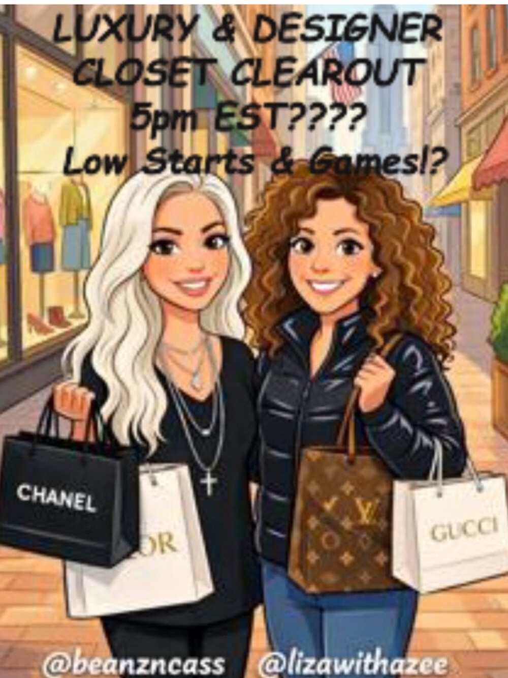 @beanzncass and I will be live at 5PM EST!